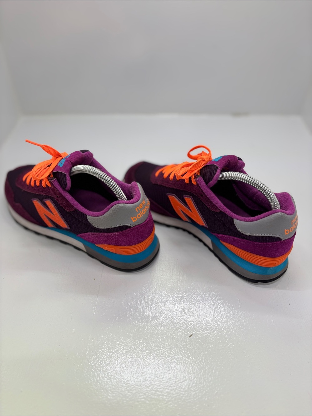 New Balance 515 Purple Orange Sneakers Women's Size 8.5 Retro Casual Running Sho - Picture 9 of 14